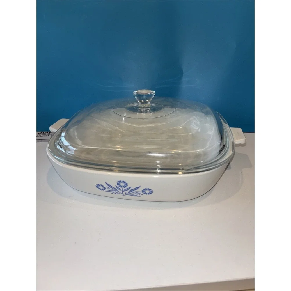 Vintage Corning Ware Blue Cornflower 10